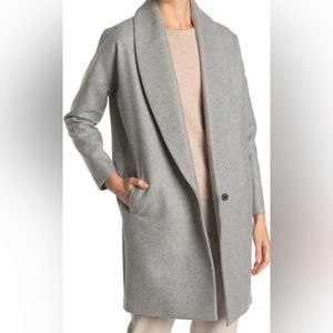 Allsaints Klein Coat brand new with tan xs